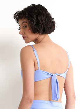 Top bikini con copa para mujer