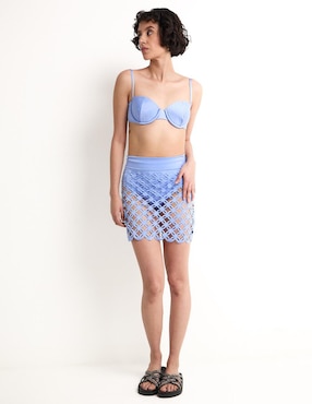 Top bikini con copa para mujer