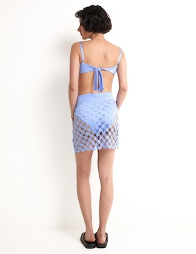 Falda mini Mar de Lua a la cintura