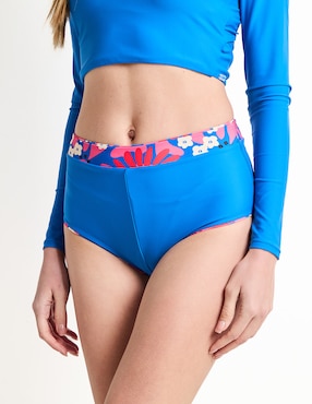 Panty bikini That's It estampado floral a la cintura para mujer