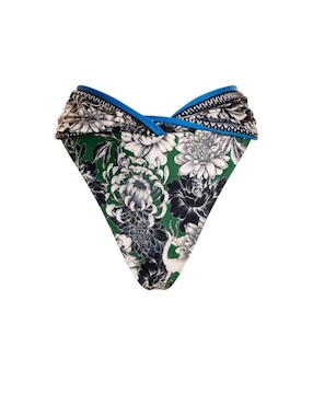 Panty Bikini Agua Bendita Estampado Cintura Alta Para Mujer