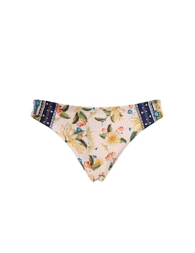 Panty bikini Agua Bendita estampado a la cadera para mujer