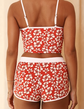 Top bikini Dippin Daisy's estampado floral para mujer