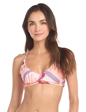 Top Bikini Dulzamara Estampado Para Mujer