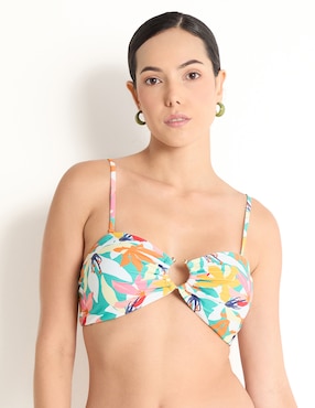 Top Bikini MAP Estampado Floral Con Copa Para Mujer