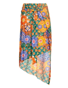 Falda short midi Agua Bendita a la cintura