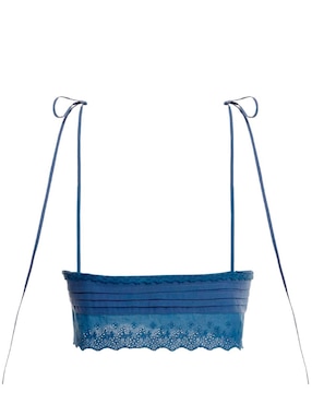 Top Agua Bendita escote corazón tirante ajustable