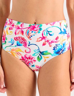 Hipster bikini Anne Cole estampado floral a la cintura para mujer