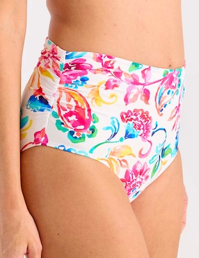 Hipster bikini Anne Cole estampado floral a la cintura para mujer