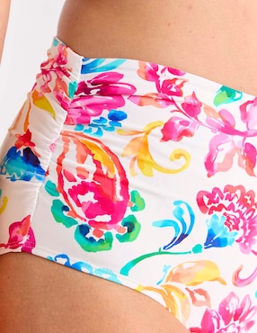 Hipster bikini Anne Cole estampado floral a la cintura para mujer