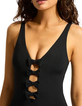 Traje de baño completo Seafolly para mujer
