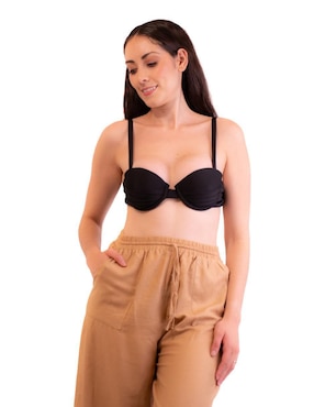 Salida de playa pantalón alma de mar con bolsillos para mujer
