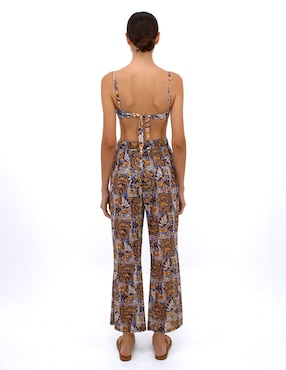 Salida de playa pantalón Zingara con transparencia para mujer