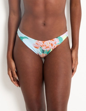 Bikini Maaji estampado floral a la cadera para mujer