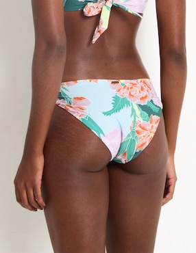 Bikini Maaji estampado floral a la cadera para mujer