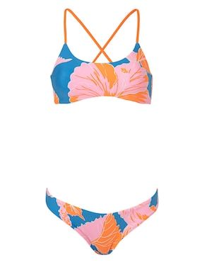 Bikini Maaji estampado floral a la cadera para mujer