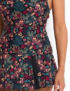 Top bikini Lieb estampado floral para mujer
