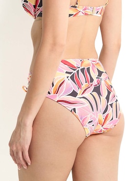 Bikini Selmark estampado floral a la cadera para mujer