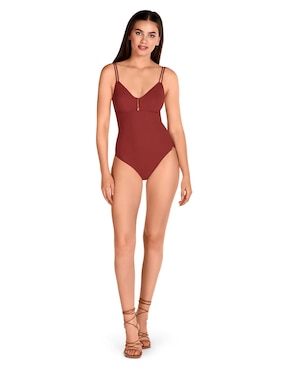 Traje de baño completo Dolores Cortés para mujer