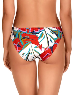 Bikini Dolores Cortés estampado floral a la cintura para mujer