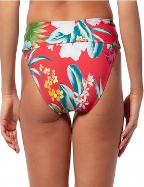Panty bikini Jantzen estampado floral cintura alta para mujer