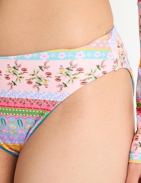 Bikini That's It estampado floral a la cadera para mujer