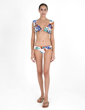 Bikini Zingara estampado a la cadera para mujer