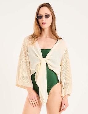 Salida de playa blusa Map para mujer