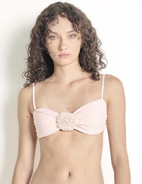 Top bikini Map con copa para mujer