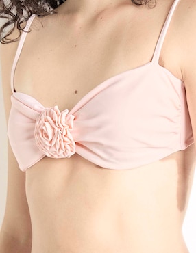 Top bikini Map con copa para mujer