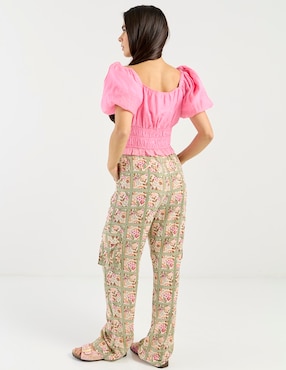 Pantalón cargo Map relajado para mujer
