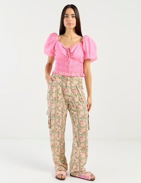 Pantalón cargo Map relajado para mujer