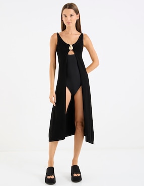 Salida de playa vestido Map para mujer