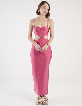 Vestido crop casual Map para mujer