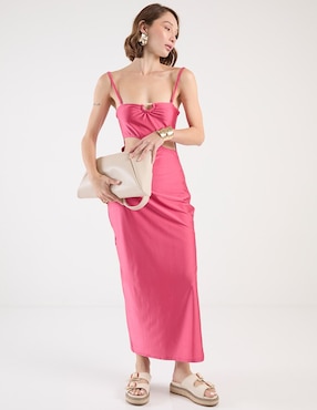Vestido crop casual Map para mujer