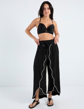 Pantalón relaxed Map wide leg para mujer