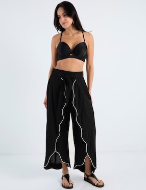Pantalón relaxed Map wide leg para mujer