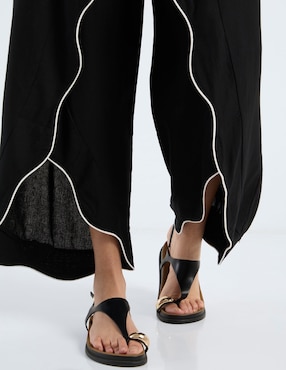 Pantalón relaxed Map wide leg para mujer