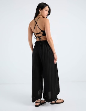 Pantalón relaxed Map wide leg para mujer
