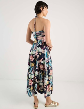Vestido largo de playa Map para mujer