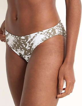 Bikini Calvin Klein estampado a la cadera para mujer