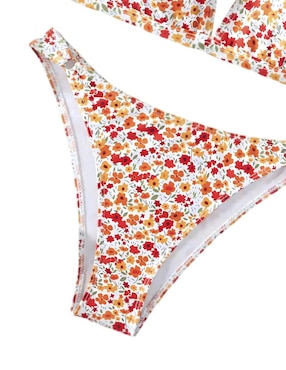 Conjunto bikini Marinity estampado floral para mujer