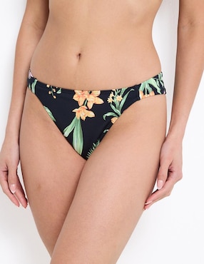 Bikini Roxy estampado floral a la cintura para mujer