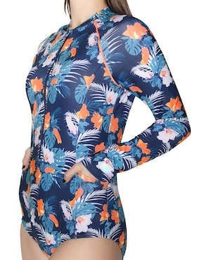 Traje de baño completo Skysoul estampado floral para mujer