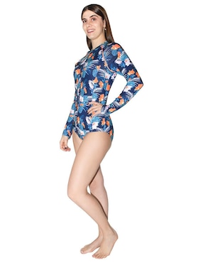 Traje de baño completo Skysoul estampado floral para mujer