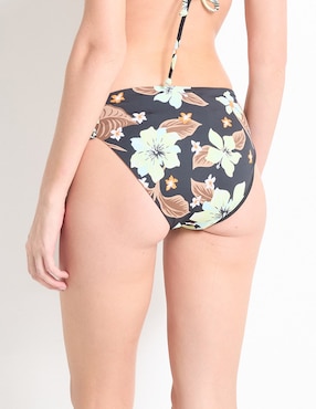 Bikini Roxy estampado floral a la cadera para mujer