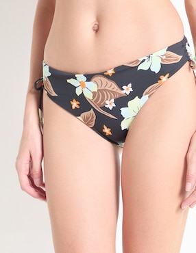 Bikini Roxy estampado floral a la cadera para mujer