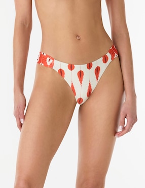 Bikini Palmacea estampado a la cadera para mujer