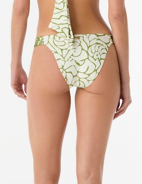 Bikini Palmacea estampado a la cadera para mujer