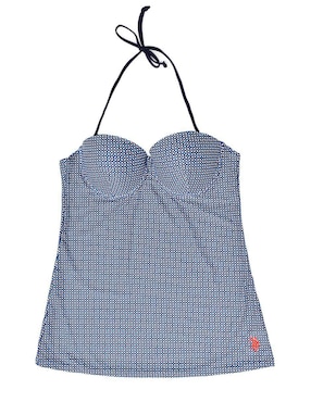 Conjunto tankini U.s. Polo Assn. estampado para mujer
